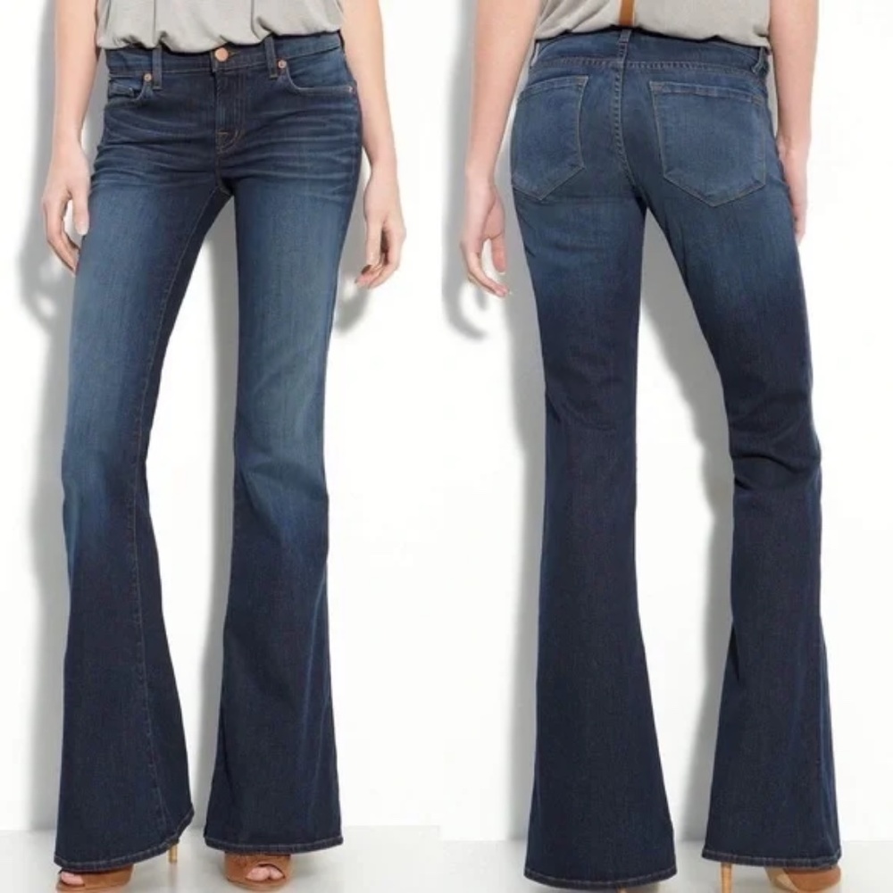 J Brand Dark Wash Denim Flare Jeans in Size 24 (wash : Babe)